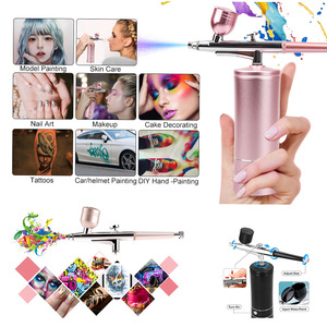 <span class=keywords><strong>Meilleur</strong></span> aérographe <span class=keywords><strong>sans</strong></span> <span class=keywords><strong>fil</strong></span> pour la décoration de gâteaux, les ongles, les loisirs créatifs, les tatouages, compresseur mini pulvérisateur - Product Image 4