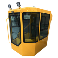 Cabine d'opérateur d'excavatrice à vue panoramique, unité complète pour engins de construction, pièces de rechange à montage direct