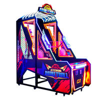 Nouvelle Salle d'Arcade Colorful Park : Liste des Jeux à Monnayeur de Divertissement, Basketball avec Grand Écran et Mouvement de Ballon
