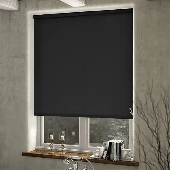 100% Blackout Black Rollo Blind Block Licht UV-Schutz Wasserdichte Roll Up und Down Fenster Behandlung Vorhänge Shades