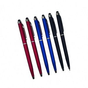 Soft Touch Screen Stylus Cheap Custom Slim Twist Hotel Ballpoint <b>Pen</b> for Business Office School - Product Image 1