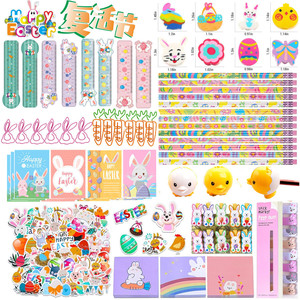 DAMAI Christmas & Easter Plastic Egg Hunt <b>Kit</b> with Pre-Filled Animal Toys for Kids Party Favors and Easter Gifts - Product Image 2