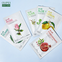 Usine En Gros OEM Masque Facial Produit Essence Fruit Plante Blanchiment Hydratant Nourrissant Coréen Beauté Feuille Masque