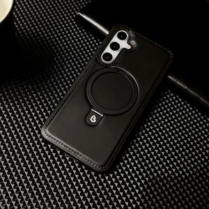 Funda de Teléfono de Cuero PU con Anillo Magnético para Samsung <span class=keywords><strong>Galaxy</strong></span> A54 A55 5G A05s A15 S24 S26 Ultra, Cargador Inalámbrico, Coque De Téléphone - Product Image 5