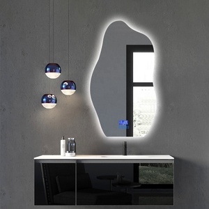 <span class=keywords><strong>Espejo</strong></span> <span class=keywords><strong>vertical</strong></span> inteligente grande irregular, <span class=keywords><strong>espejo</strong></span> de piso de cuerpo completo, Espejos decorativos de <span class=keywords><strong>pared</strong></span> con luces LED, espejos inteligentes - Product Image 6