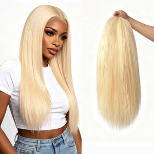 613 Straight 13x6 HD Lace Frontal <b>Wigs</b> 12‑26 Inch 100% <b>Human</b> Hair Pre Plucked Lace Front <b>Wig</b> For Black Women 180% Density - Product Image 3