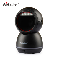 AiGather A-700 + Scanner de codes-barres filaire de bureau avec port USB COM