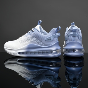 <span class=keywords><strong>Zapatillas</strong></span> Deportivas para Hombre con Amortiguación de Aire, Parte Superior Tejida Transpirable, <span class=keywords><strong>Zapatillas</strong></span> para Correr con Aumento de Altura, Talla Grande, Estilo Casual - Product Image 6