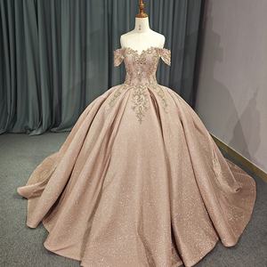 Jancember 6733 Crystal Sweetheart Off Shoulder Empire Ball Gown Vestidos de quinceañera - Product Image 2