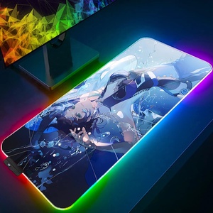 แผ่นรองเมาส์ RGB สำหรับเล่นเกม Dywan แผ่นรองคีย์บอร์ดเกมเมอร์ LED ส่องสว่างน่ารัก แผ่นรองโต๊ะ <span class=keywords><strong>Genshin</strong></span> <span class=keywords><strong>Impact</strong></span> <span class=keywords><strong>Yelan</strong></span> พรมปูโต๊ะ แผ่นรองเมาส์สำหรับคอมพิวเตอร์ - Product Image 6