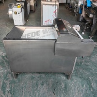 Commerciële automatische zeewier-perzik-shiitake-paddenstoelen snijmachine met motor & versnelling, verstelbare snijgrootte