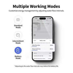 Lo más nuevo para Xiaomi PETKIT, bomba inalámbrica de alta calidad, fuente de agua inteligente para mascotas, fuente automática para gatos, dispensador de agua para mascotas - Product Image 2