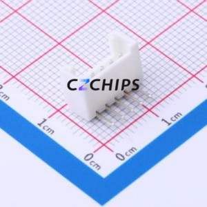 WAFER-HY2.0-5PWZ Wire-to-Board Pin Header Bent Lead Through Hole,P=2mm Connector 1x5P 2mm Right Angle Insert HY - Product Image 1