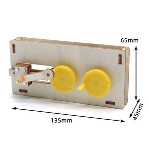 Kit de experimentos con manivela curva, juguete educativo manual de madera para el aprendizaje de ciencia y física, edad 7-9 años - Product Image 4