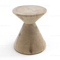 Tabouret en bois massif de style nordique, vintage, antique, rétro, nostalgique, créatif, tabouret bas, table à thé et à café, siège, ottoman pour salle d'étude