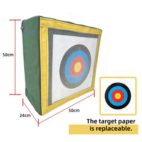 Cible de tir à l'arc directement de l'usine, sac en nylon avec mousse XPE multicouche, panneau de cible pour flèches 50x50x24cm, taille personnalisable pour le tir