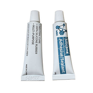 Colle silicone haute température WBG RVT noire en petits sachets, adaptable sur bois/caoutchouc/métal/carrelage/mur en béton - Product Image 1