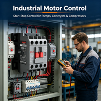 Contacteur magnétique AC Delixi CJX2s 25, 220V, triphasé, modulaire, type air, pour machine CNC, montage sur rail DIN