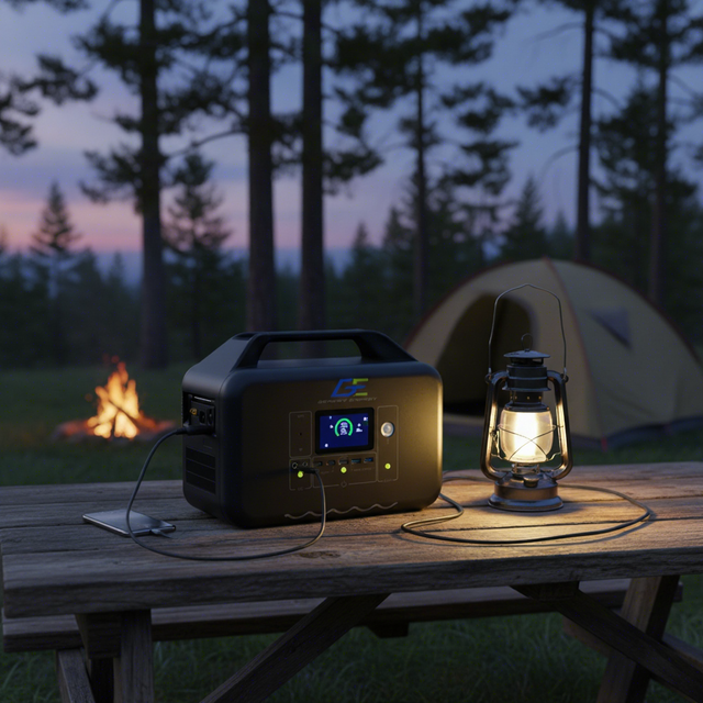 Compact & Multi-Port Portable Power Station Lithium-Ion Pure Sine Wave MPPT Power Supply for Tailgating and Festivals