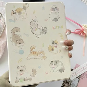 เคสไอแพดลายแมวน่ารัก 360 °   ฝาครอบอะคริลิคแบบหมุนได้สำหรับไอแพดแอร์ 4/5/6/7, ไอแพดโปร 11" A16, ไอแพดรุ่นที่ 10, ป้องกันการกระแทก - Product Image 2