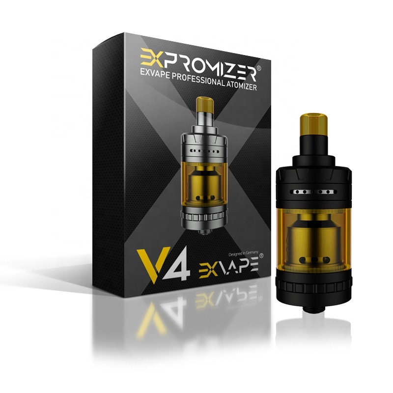 Оригинальный Expromizer V4 MTL RTA 23 мм с одной катушкой RTA с верхним наполнением MTL бак