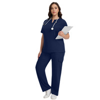 Pantalon droit léger à séchage rapide, style simple, grande taille pour femmes et hommes, uniformes médicaux pour médecins et infirmières.