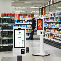 Máquina de Autoservicio para Registro en Hoteles, PC Todo en Uno con Pantalla Táctil, Carga de Celulares, Escáner de Código QR, Android, LCD, SDK, Kiosco