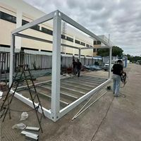 Maison préfabriquée en conteneur, dortoir pour travailleurs, parc de conteneurs mobiles, salle de stockage, salle d'activités, magasin, salle de sécurité