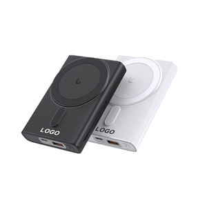 Banco de Energía Magnético de 22.5W y 10000mAh, Cargador Inalámbrico, Soporte para Móvil, Entrada/Salida Tipo-C, Carga Rápida, Batería Portátil de Litio-Polímero - Product Image 1