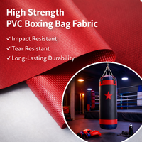 Tissu de sac de boxe imperméable, résistant à l'abrasion, en tissu ripstop tricoté chaîne, 900 g/m², 1000D, enduit PVC, type bâche