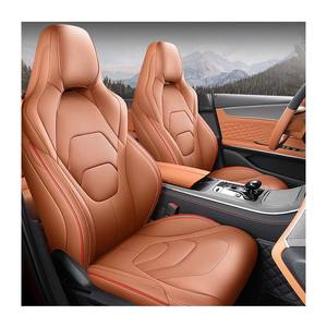 <span class=keywords><strong>Coprisedili</strong></span> Auto Xiangta di Alta Qualità in Pelle Nera e Bianca, <span class=keywords><strong>Coprisedili</strong></span> Auto di Lusso in Pelle per 7 Posti, Misura Universale - Product Image 1
