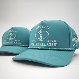 Casquette de baseball 5 panneaux personnalisée en gros pour la course et le golf, avec impression par sublimation, découpe laser, logo brodé et motif léopard - Product Image 5