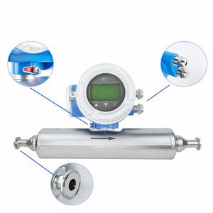 Kỹ thuật số coriolis khối lượng lưu lượng kế vệ sinh thép không gỉ thiết kế cho chất lỏng khí không khí nước dầu chất lỏng tùy chỉnh OEM hỗ trợ - Product Image 2