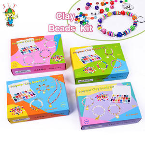 Collier de perles rondes en argile polymère colorée de 6 mm faites à la main pour femmes, perles en argile colorées pour bracelet et bijoux - Product Image 4