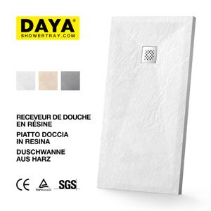 Receveur de <span class=keywords><strong>douche</strong></span> de style italien en fibre de verre avec drain sur mesure - Product Image 1