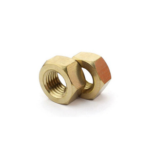 Dadi Esagonali in Ottone M6 M8 M12 M14 M16 M18 M20 DIN934, Dadi in Rame M10 - Product Image 1