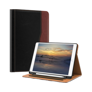 Para Laudtec <span class=keywords><strong>iPad</strong></span> 10th Gen <span class=keywords><strong>10</strong></span>,<span class=keywords><strong>9</strong></span> Pbk327, funda a prueba de golpes, soporte multiángulo, portalápices, bolsillo para tarjetas, Fundas para tabletas de cuero Pu - Product Image 1