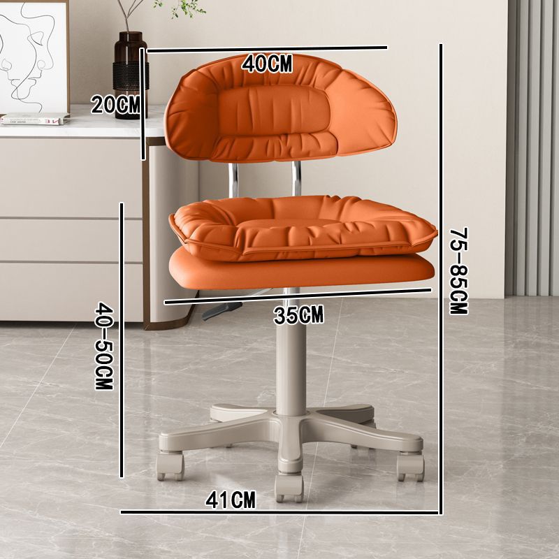 ล้อไนลอนแบบเงียบ [รุ่น Comfort] ขนาดใหญ่ 35 ซม. สีส้ม