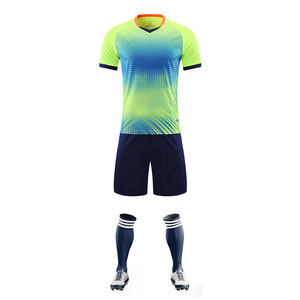 2023 Beste Kwaliteit Nieuwe Ontwerp Voetbal Kits Ademende Mesh Sportkleding Voor Mannen Voetbal Jersey Met Team Logo - Product Image 4