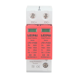 500V 800V loại 2 DC năng lượng mặt trời bảo vệ thiết bị 2P 3P 20ka-40ka Thiết bị biến tần bảo vệ tăng - Product Image 6