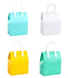 Sac isotherme réutilisable en gros, personnalisé, en non-tissé, pour la livraison de repas, de lait, de gâteaux et de pain - Product Image 3