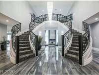Escalier d'intérieur moderne en colimaçon à double marche en acier, bois et fer avec marbre pour villa ou appartement Ascendeur en spirale incurvé