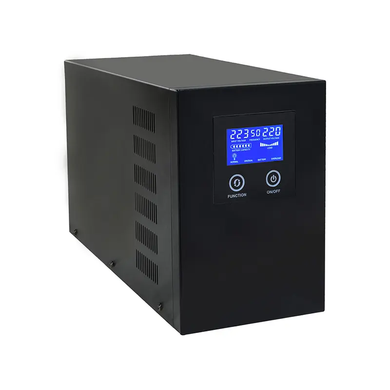 Batterie intégrée 12V 24V 48V 700w 1000w, batterie ups de secours ups run ordinateur onduleur à onde sinusoïdale pure pour ordinateur portable pour maison et van