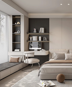 Nội THẤT PHÒNG NGỦ đặt bàn trang điểm nhỏ với gương 2025 tủ trang điểm phòng ngủ - Product Image 1