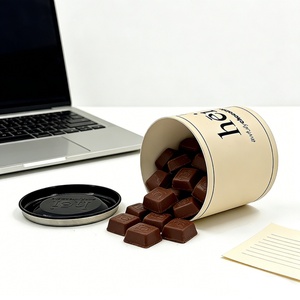 Food-grade Packaging <b>Box</b> Chocolate Package Affordable Price Custom Paper Tube Eco-friendly Instragram Style - Product Image 2