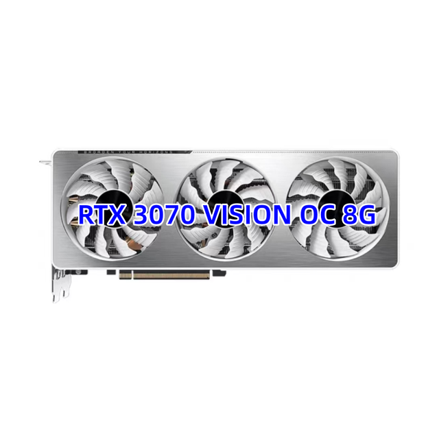 Low Price Used Vga Card RTX 3070 VISION OC 8G 1725-1815MHz 14000MHz 256BIT Video Card