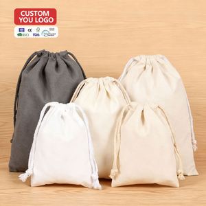 Custom Cotton Drawstring Pouch <b>Bag</b> Organic Cotton <b>Gift</b> Jewelry Packaging <b>Bag</b> Eco-friendly Storage <b>Gift</b> <b>Bag</b> Cotton Drawstring - Product Image 2