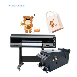 60cm 24' DTF Printer PET Film T shirt Textile Printing Machine Digital DTF Print i3200 xp600 printer commercial DTF Printers