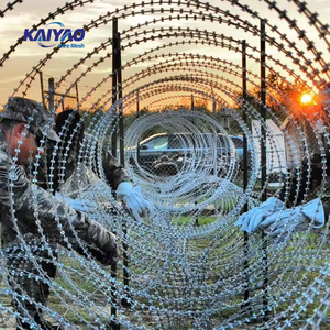 Câble de rasoir renforcé: clôture d'isolement sécurisée pour la protection <span class=keywords><strong>des</strong></span> pâturages en plein air, protégeant <span class=keywords><strong>les</strong></span> limites de sécurité du bétail - Product Image 6