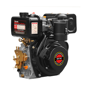 Motor Diésel de 6 HP, Monocilíndrico, Refrigerado por Aire, Euro 5, 178F, Color Amarillo Robin, con Arranque por Retroceso y Rodamiento - Product Image 1
